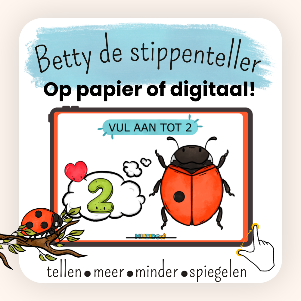 LEERMAP OLV: Betty de stippenteller