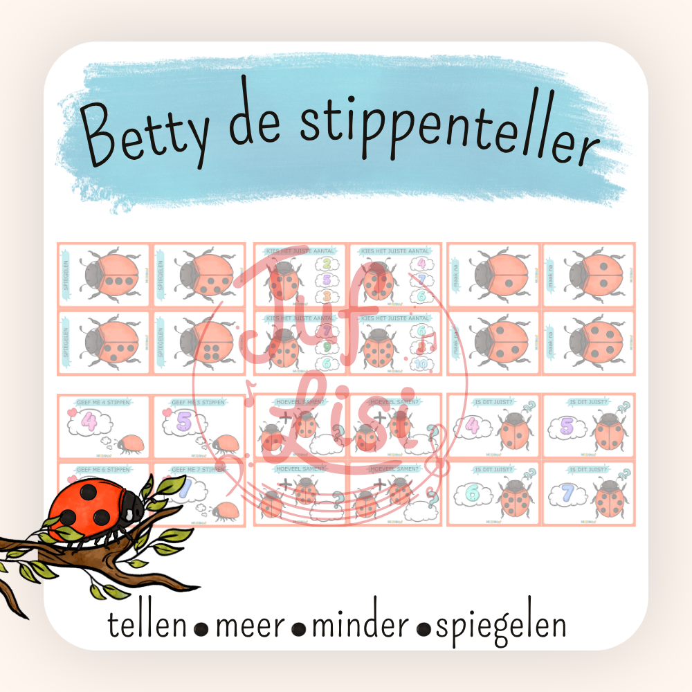 LEERMAP OLV: Betty de stippenteller