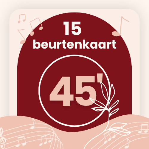 15 lessen van 45 minuten